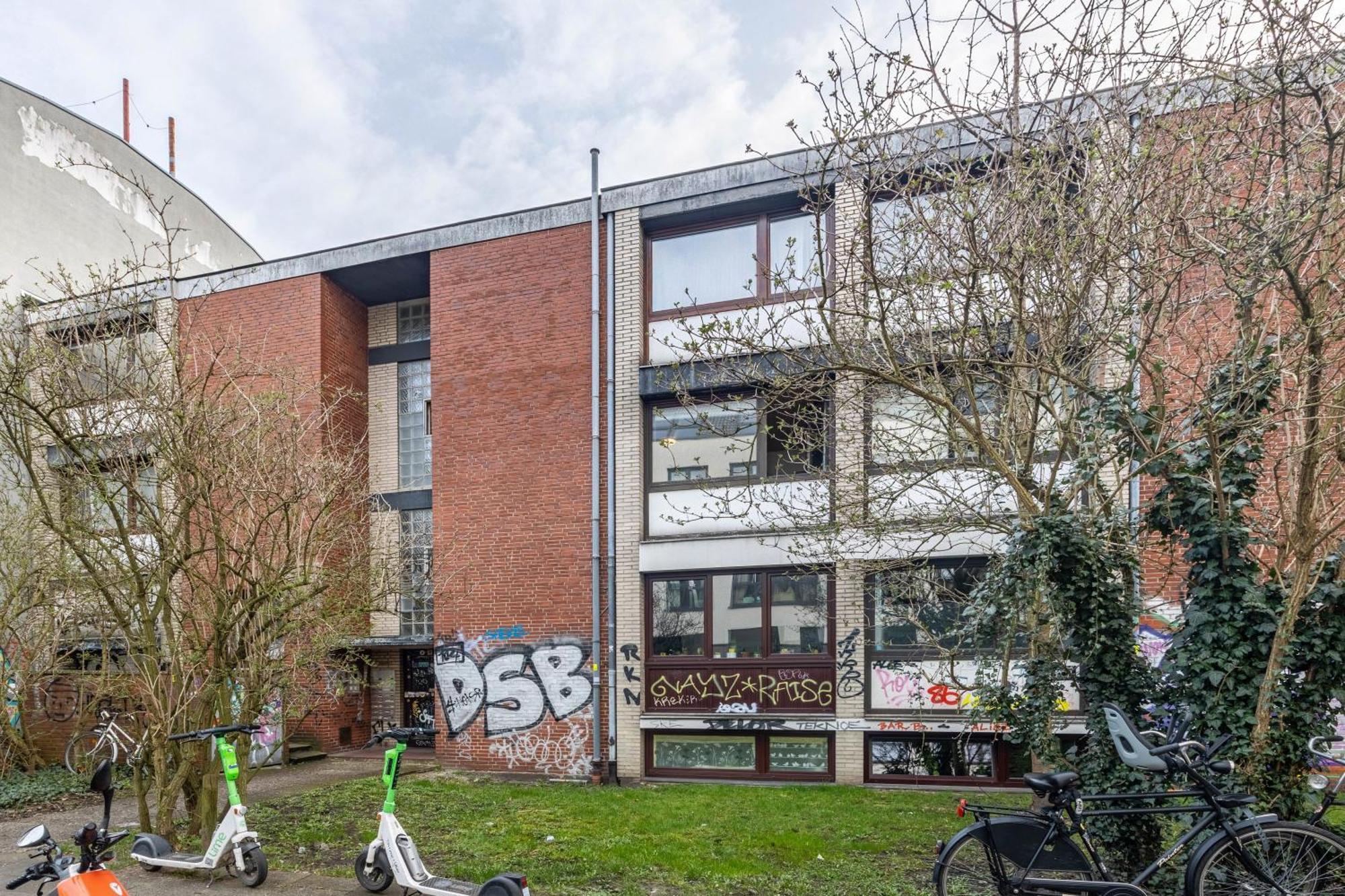Ferienwohnung Kleine Huette In St Pauli Hamburg Exterior foto